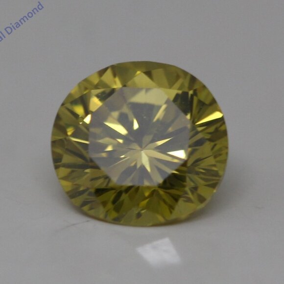 Round Mined Loose Diamond 0.73 Ct Vivid Brown Yellow Vvs1 Igl C52003001 - Picture 6 of 6